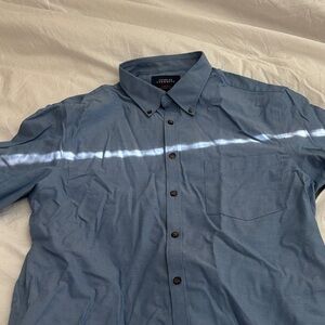 Charles Tyrwhitt Steel Blue Casual Button Down Shirt